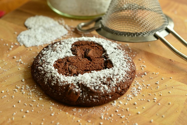 srdíčko na brownie
